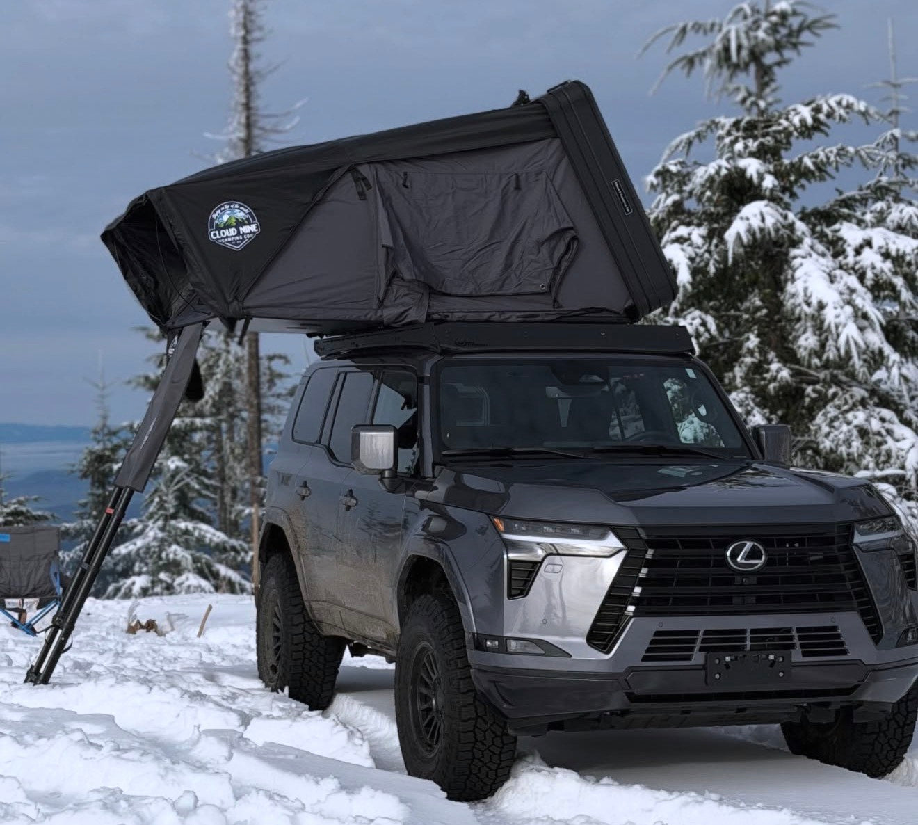 Cloud Nine Cumulus Hard Shell Roof Top Tent – Queen & King Sizes | Stargazer Window & LED Light