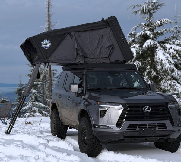 Cloud Nine Cumulus Hard Shell Roof Top Tent – Queen & King Sizes | Stargazer Window & LED Light