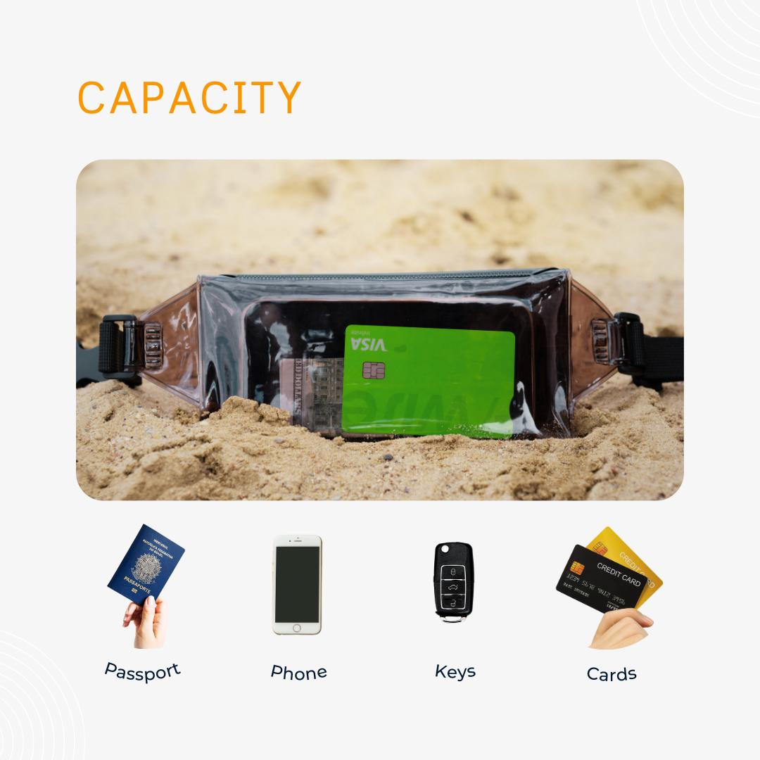 Waterproof Phone Dry Bag Pouch, for Swimming, Diving, Kayaking, Snorkeling, Festivals| Keep Phone Safe from Water & Sand | Summer Essential