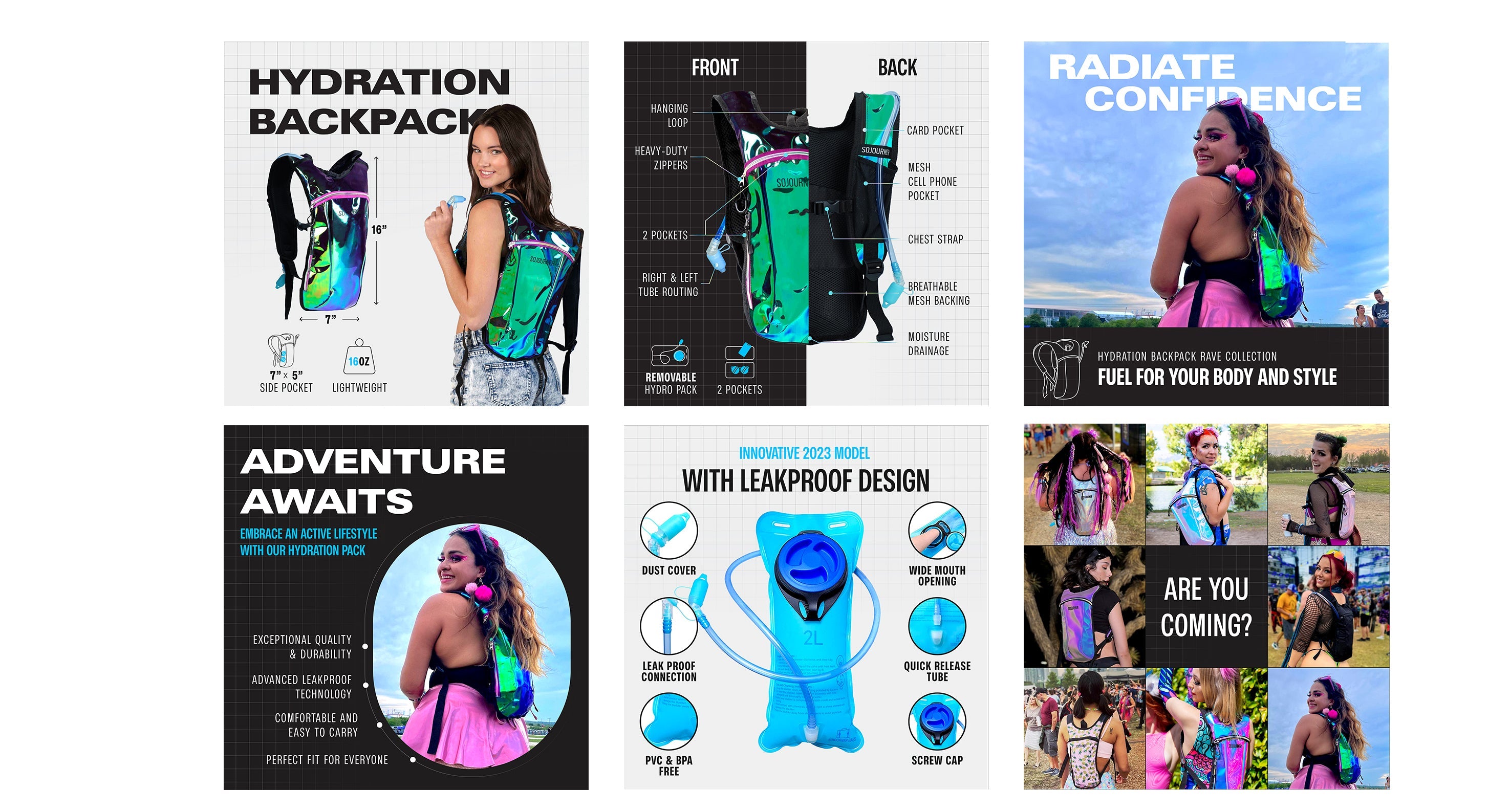 2L Hydration Backpack | Small Fit