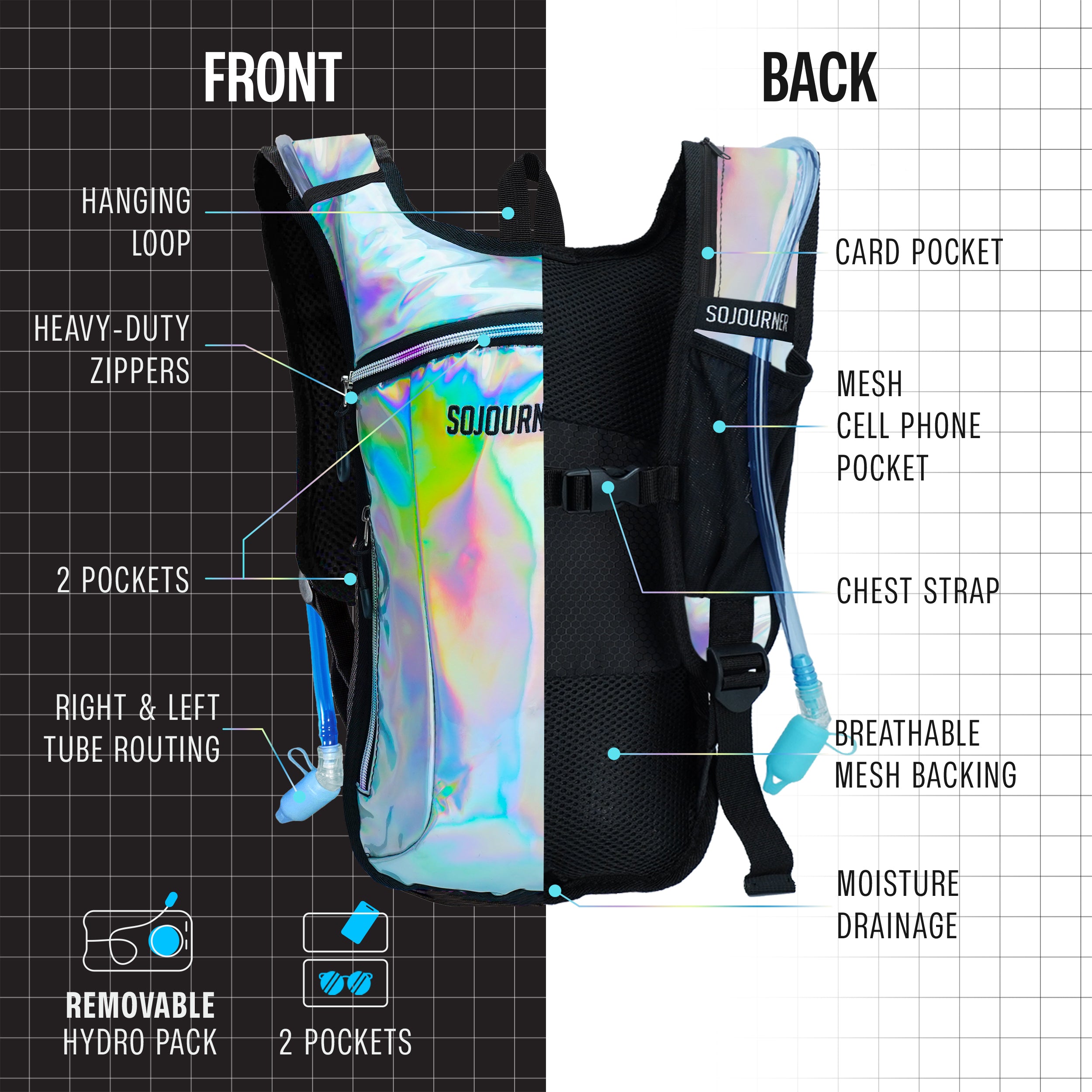 2L Hydration Backpack | Small Fit