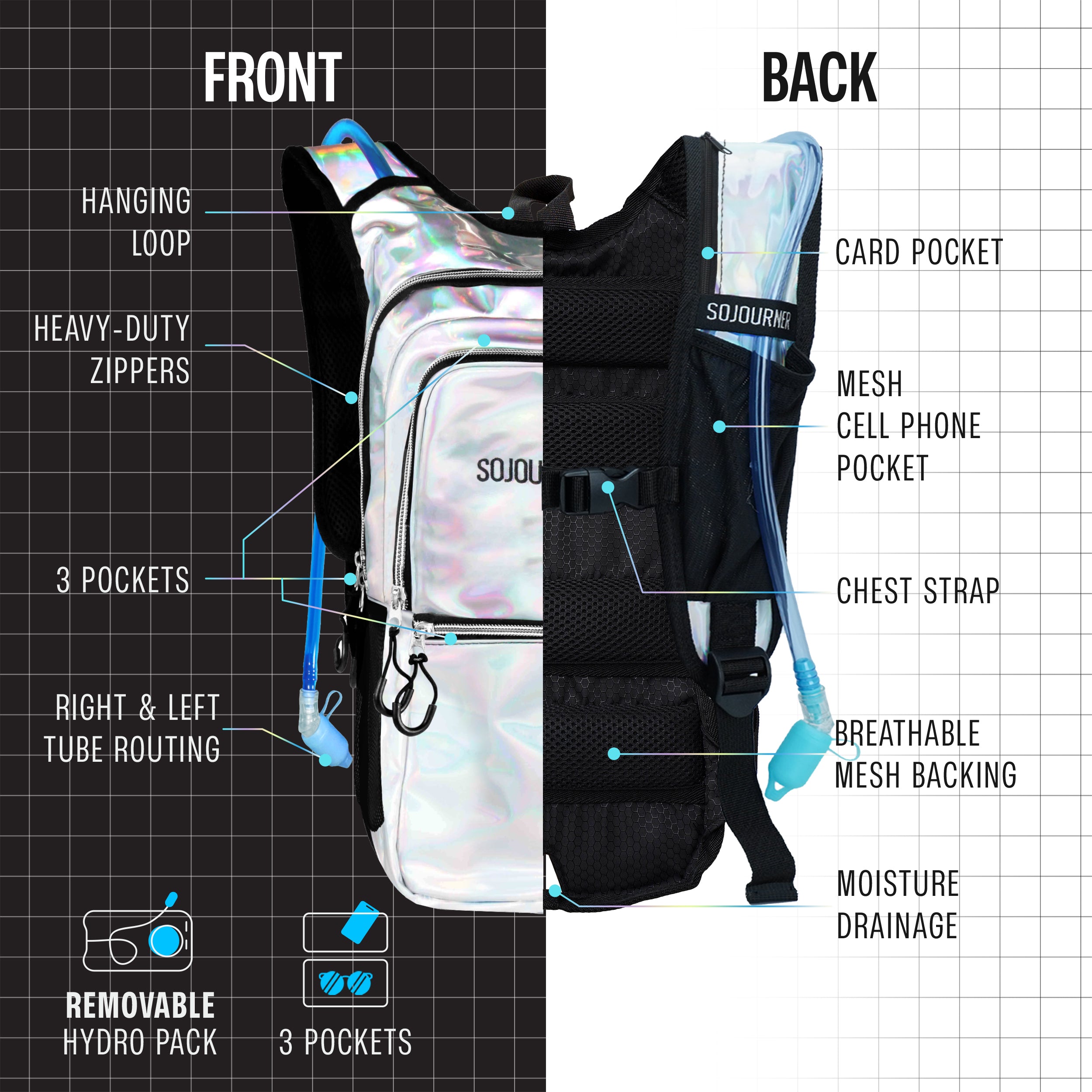 2L Hydration Backpack | Medium Fit