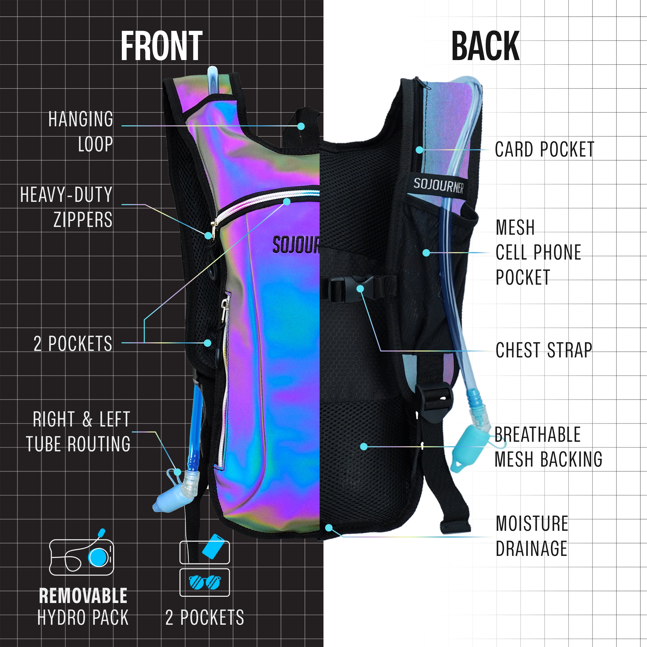 2L Hydration Backpack | Small Fit