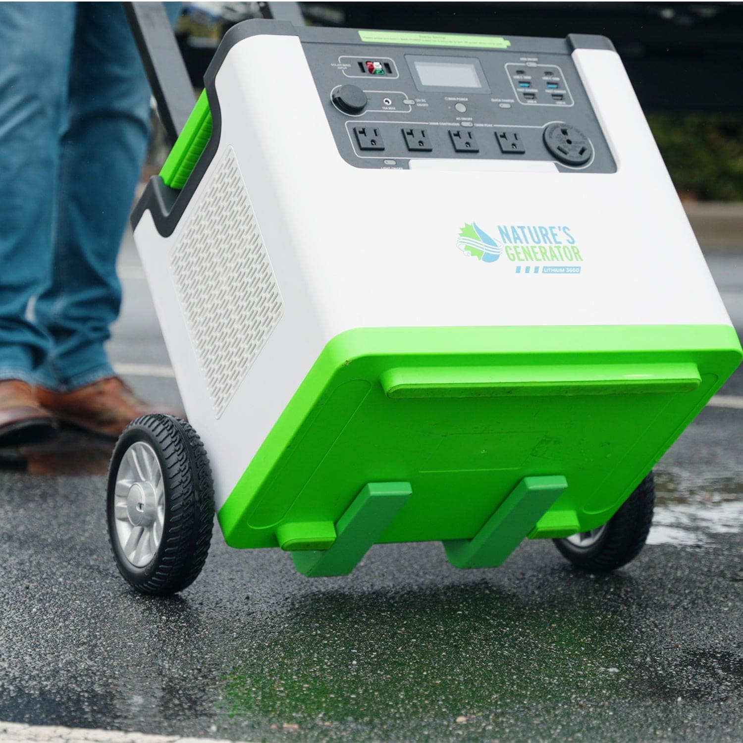 Nature's Generator Heavy Duty Cart — Lithium 3600 & 6000 Compatible