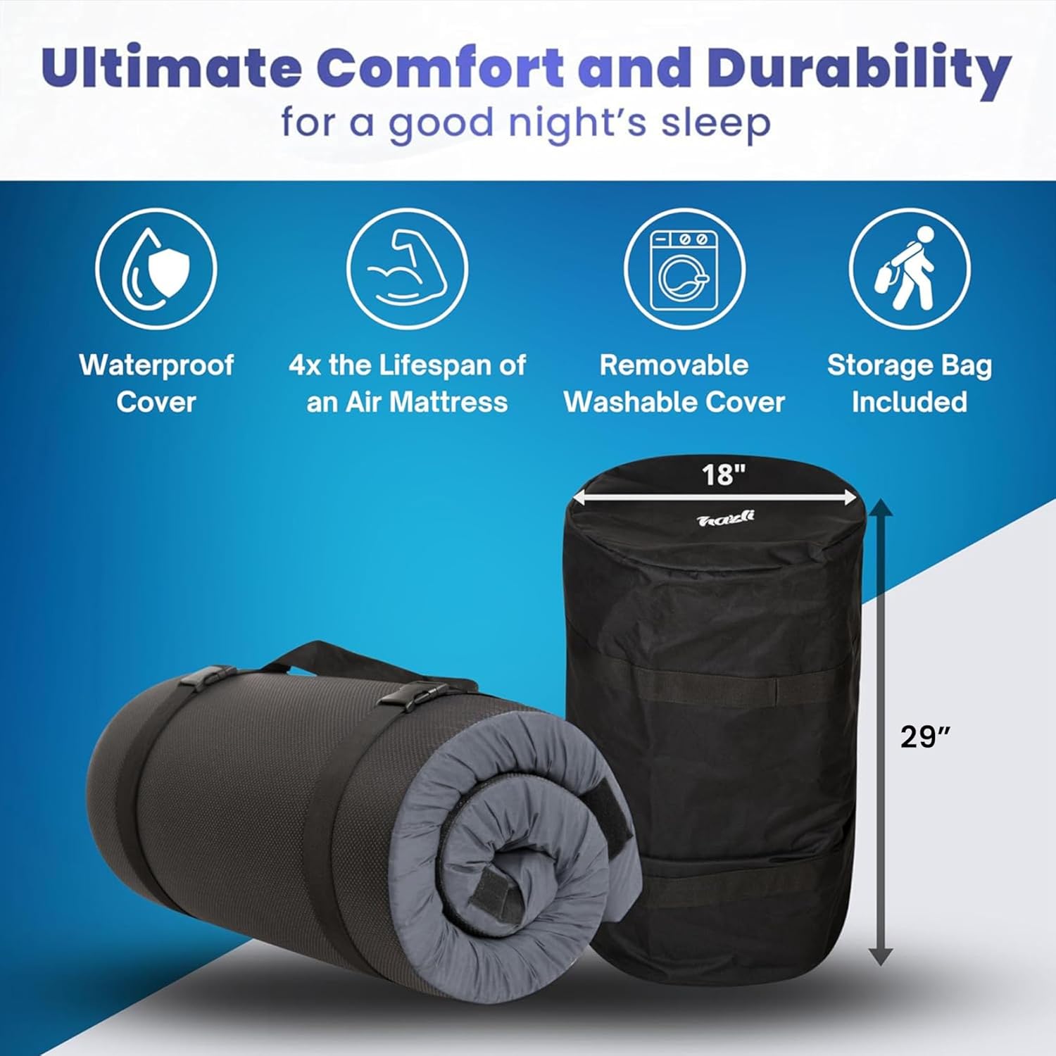 Matrix Air-Cell Memory Foam Camping Mattress