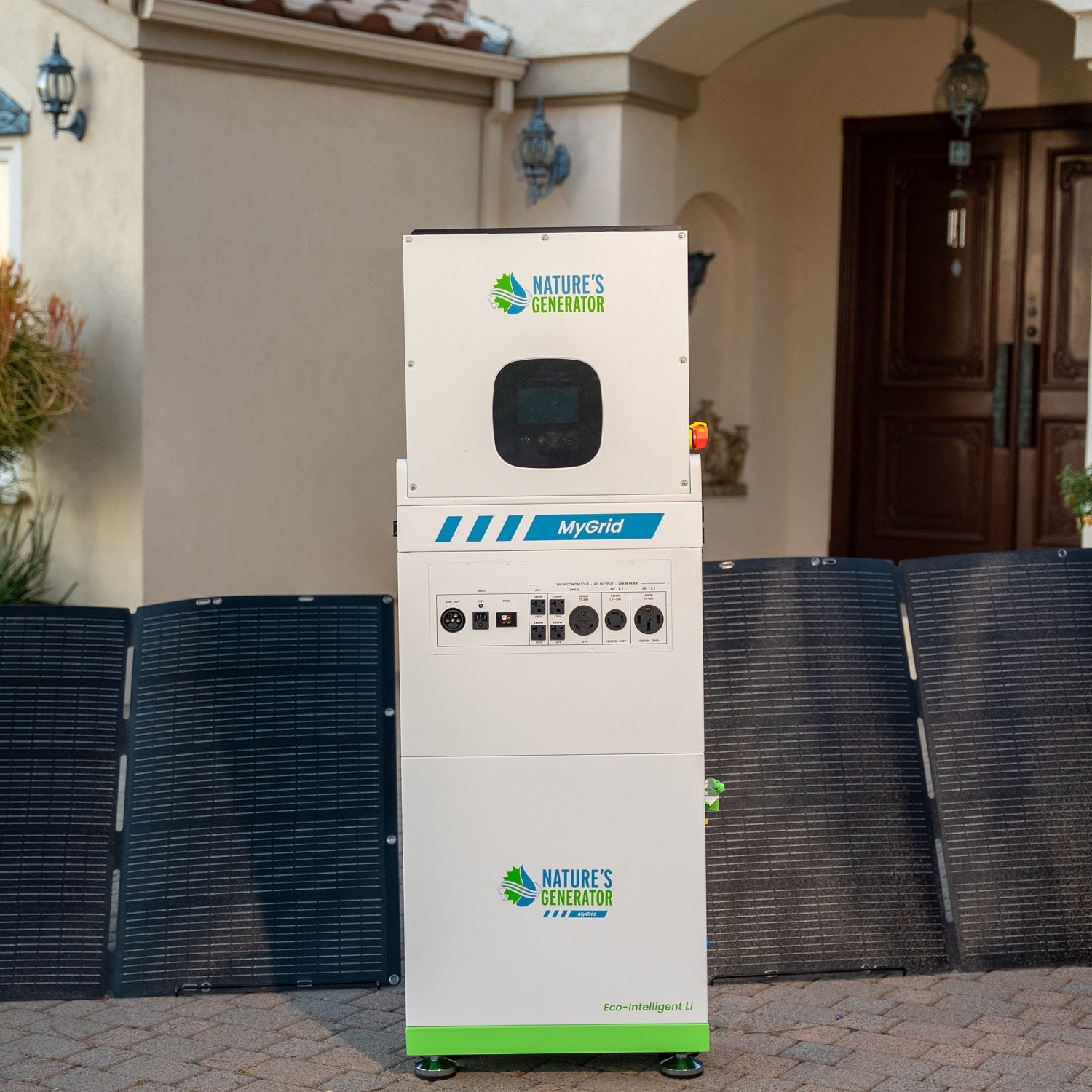 Nature's Generator 400W Folding Solar Panel — Monocrystalline, High-Output