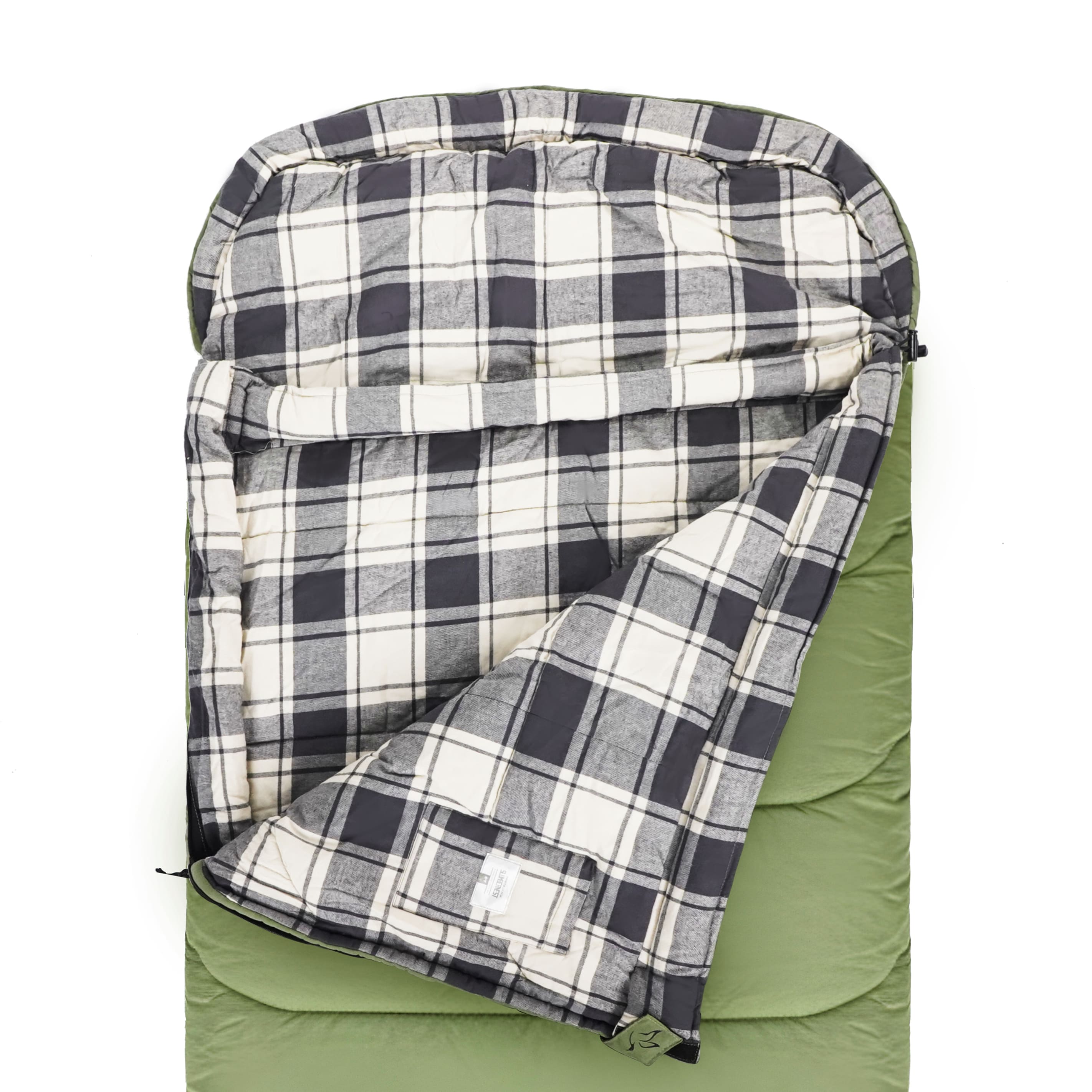 White Duck Slumbernest™ 20°F Flannel-Lined Sleeping Bag