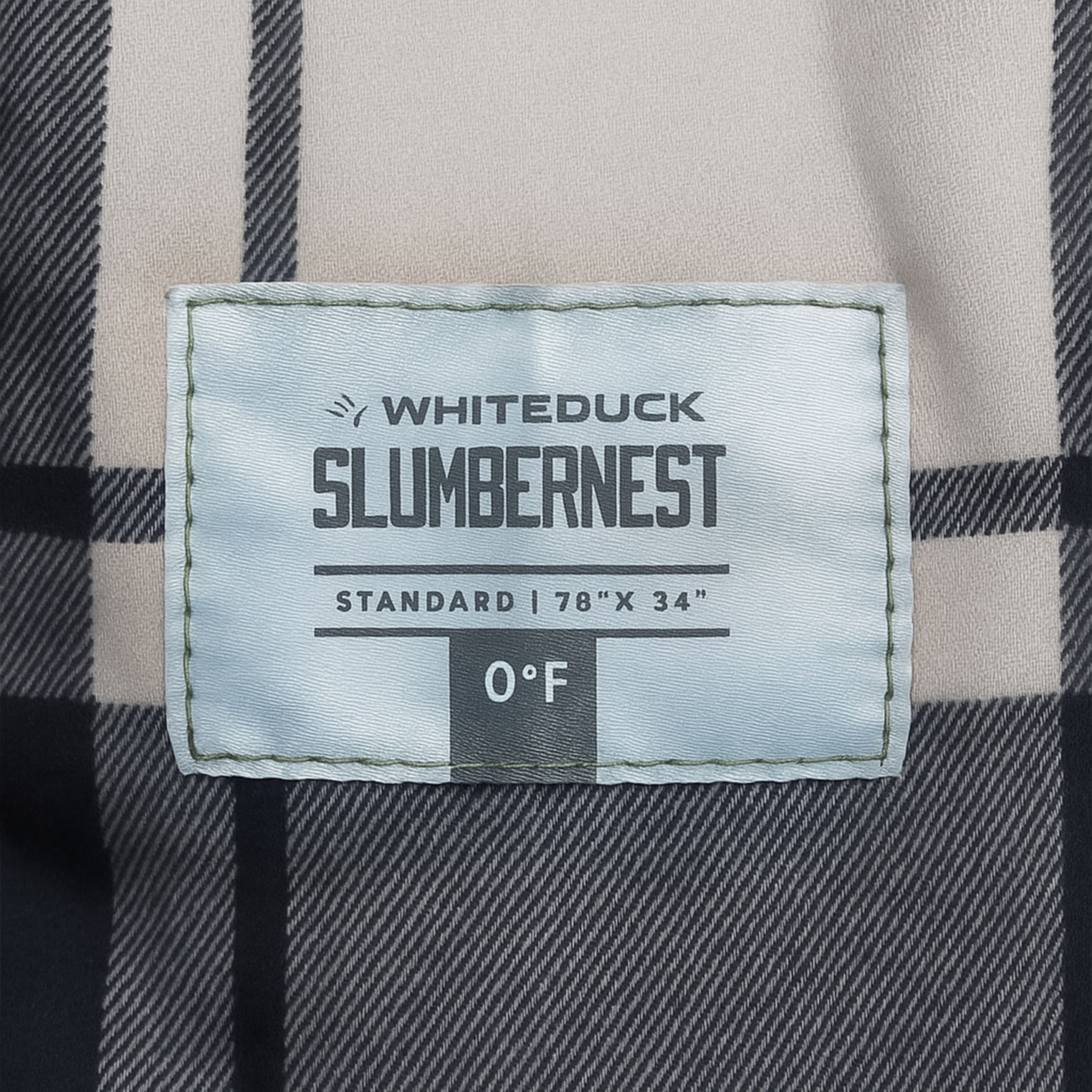 White Duck Slumbernest™ 20°F Flannel-Lined Sleeping Bag