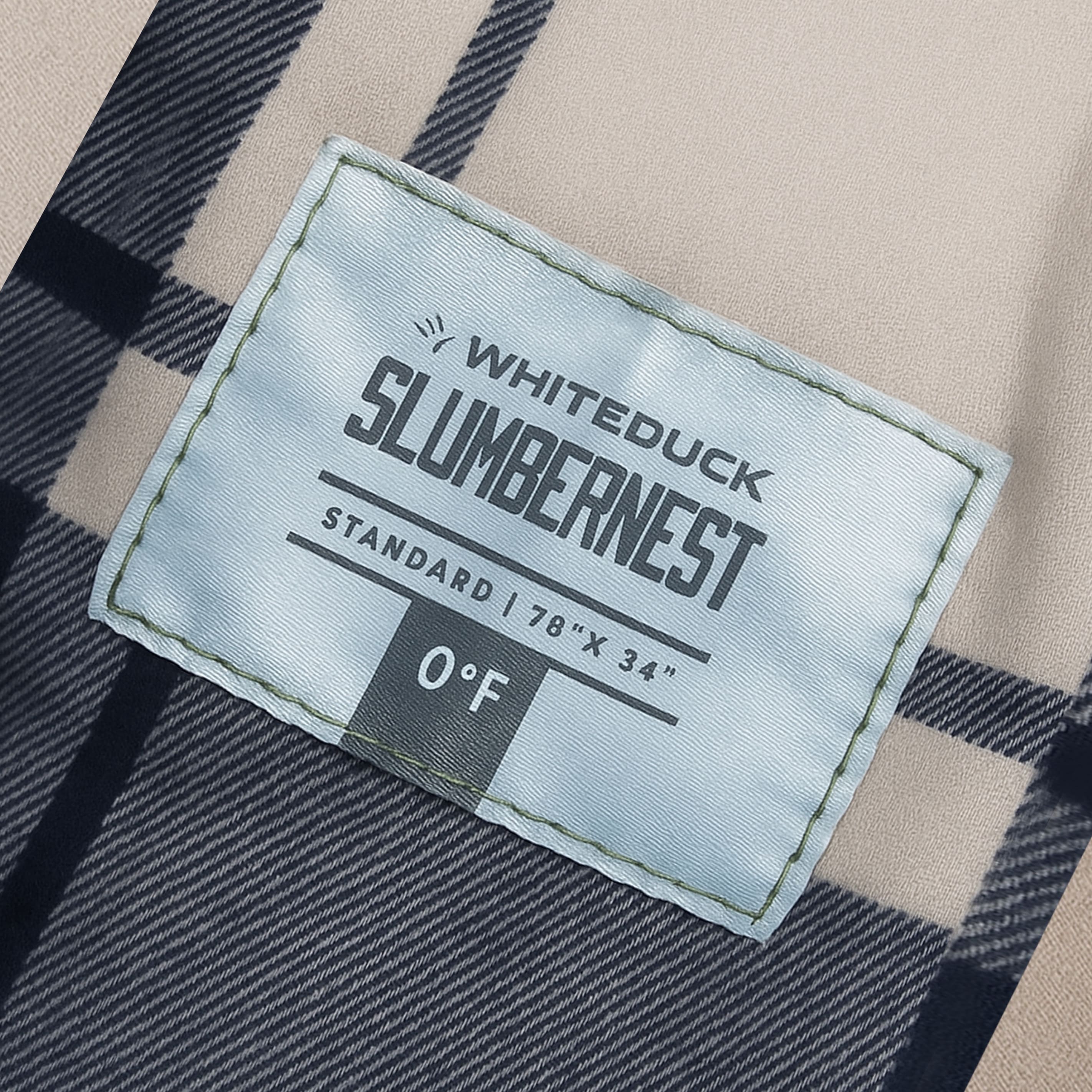 White Duck Slumbernest™ 20°F Flannel-Lined Sleeping Bag