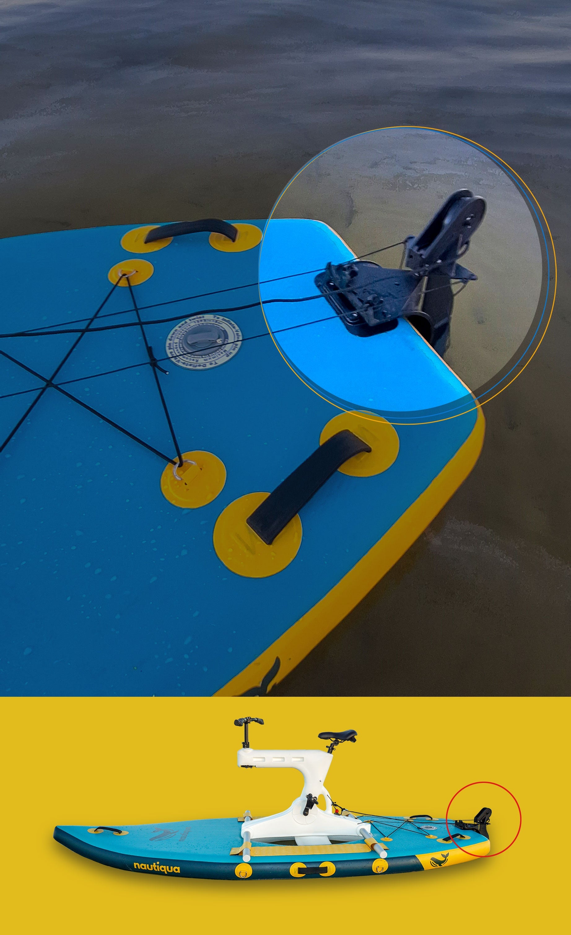 Nautiqua Aruba Deluxe Pedal Fishing Kayak