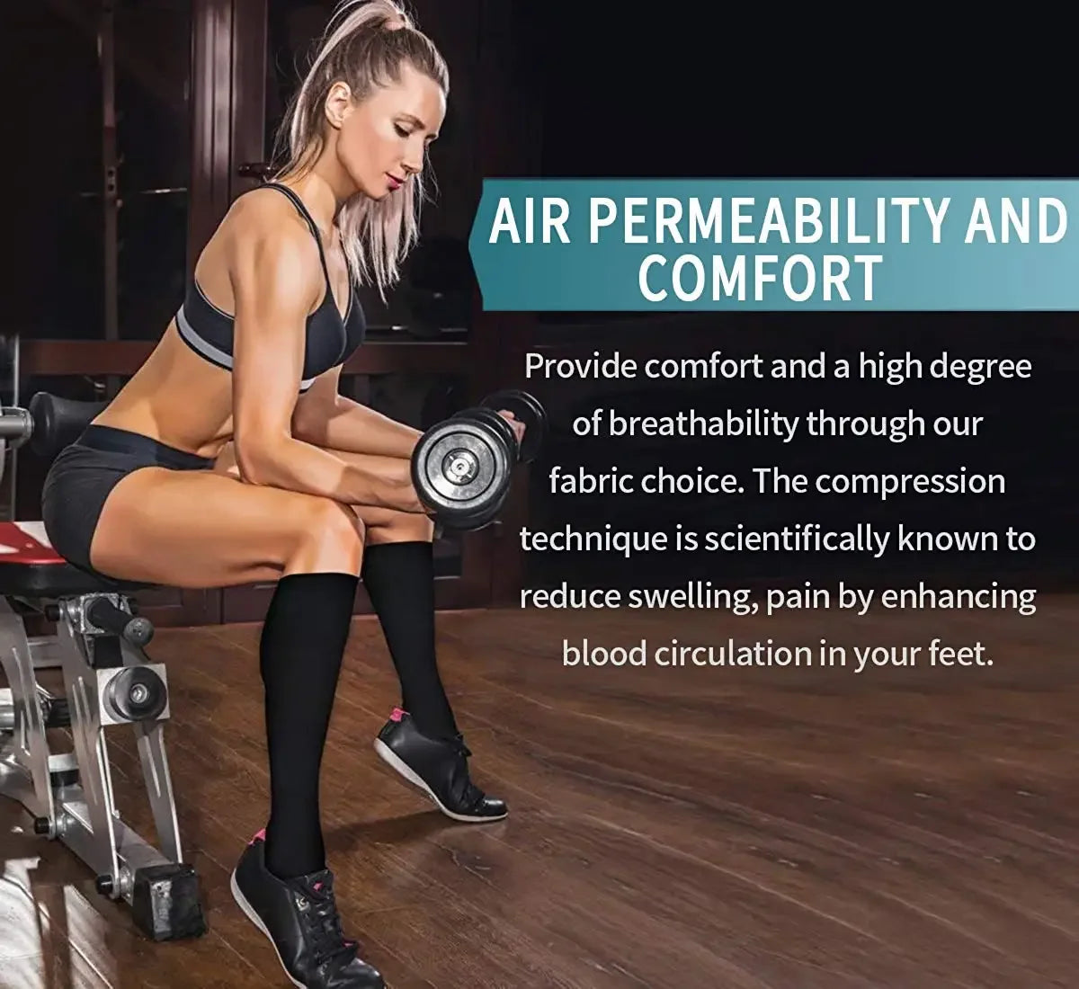 Men’s Compression Socks for Sports & Nursing