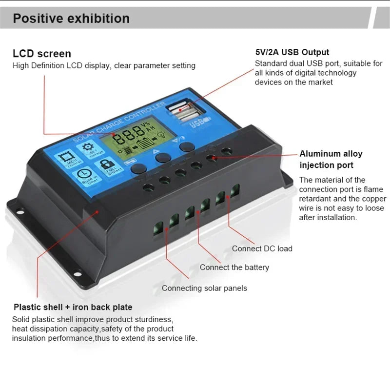 600W Portable Solar Panel with USB