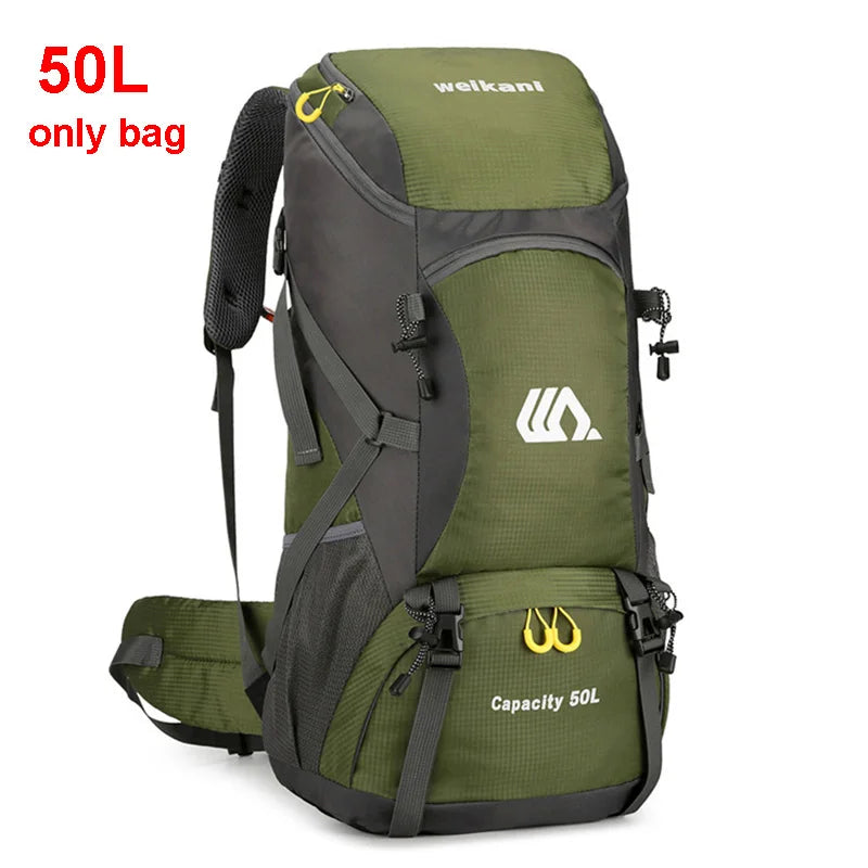 50L Waterproof Hiking Backpack – Travel Camping & Climbing Rucksack