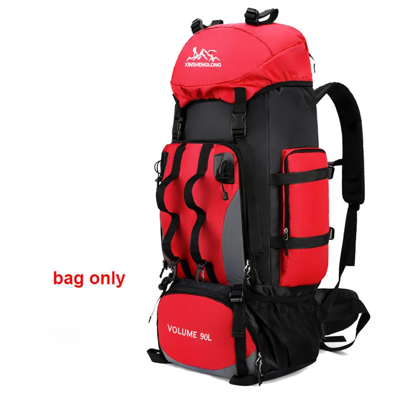 90L Waterproof Hiking Backpack – Large Capacity Camping & Trekking Rucksack