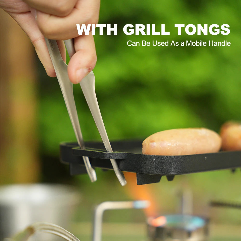 FireMaple Mini Grill Plate – Non-Stick Camping BBQ Pan