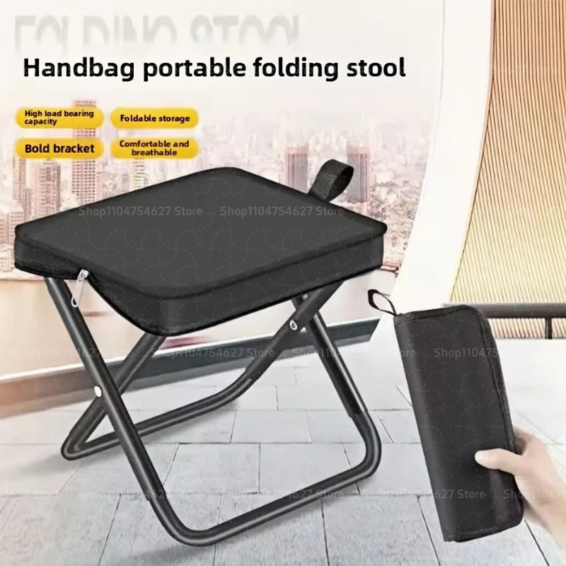Portable Folding Camping Stool with Storage Bag