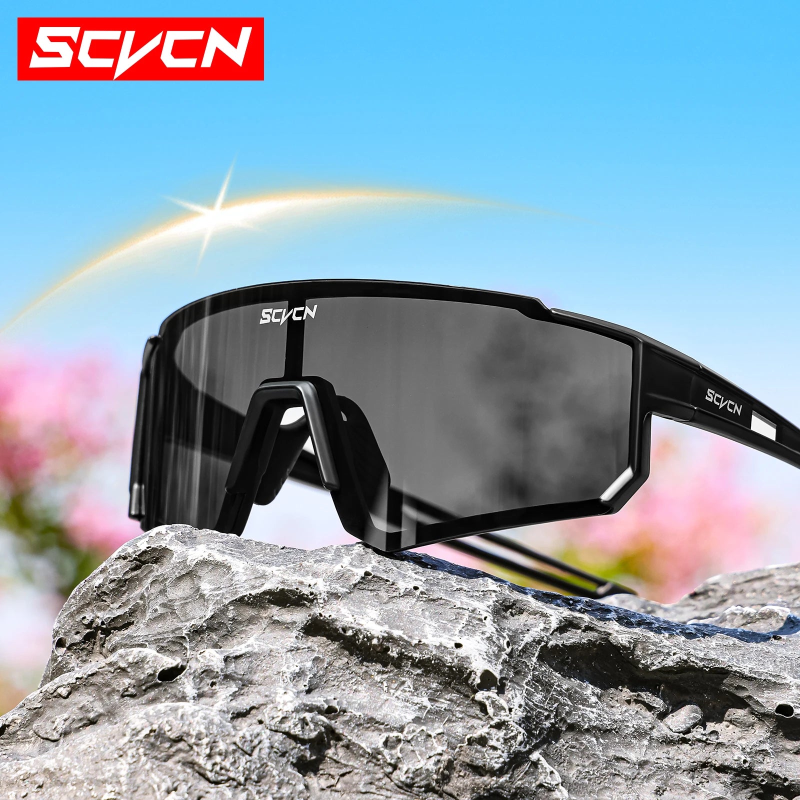 SCVCN UV400 Cycling Sunglasses – Sports Goggles for MTB, Road & Outdoor Activities