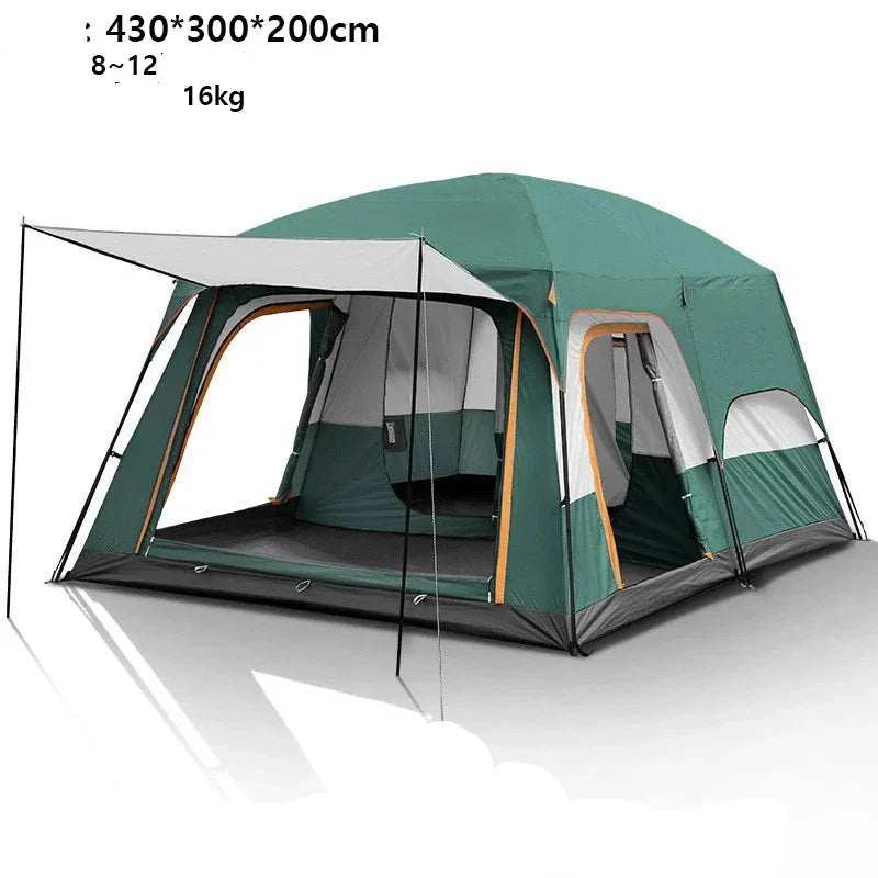 2-Room Family Camping Tent