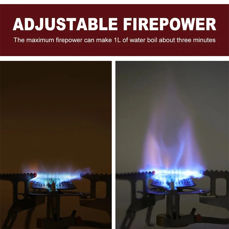 Portable Folding Camping Gas Stove – 3500W Outdoor Cooking Burner