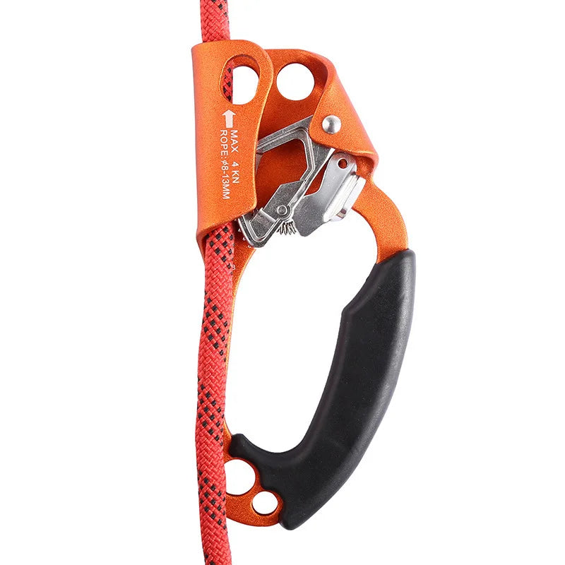 Rock Climbing Hand Ascender – Left/Right Rope Grip for Mountaineering & SRT