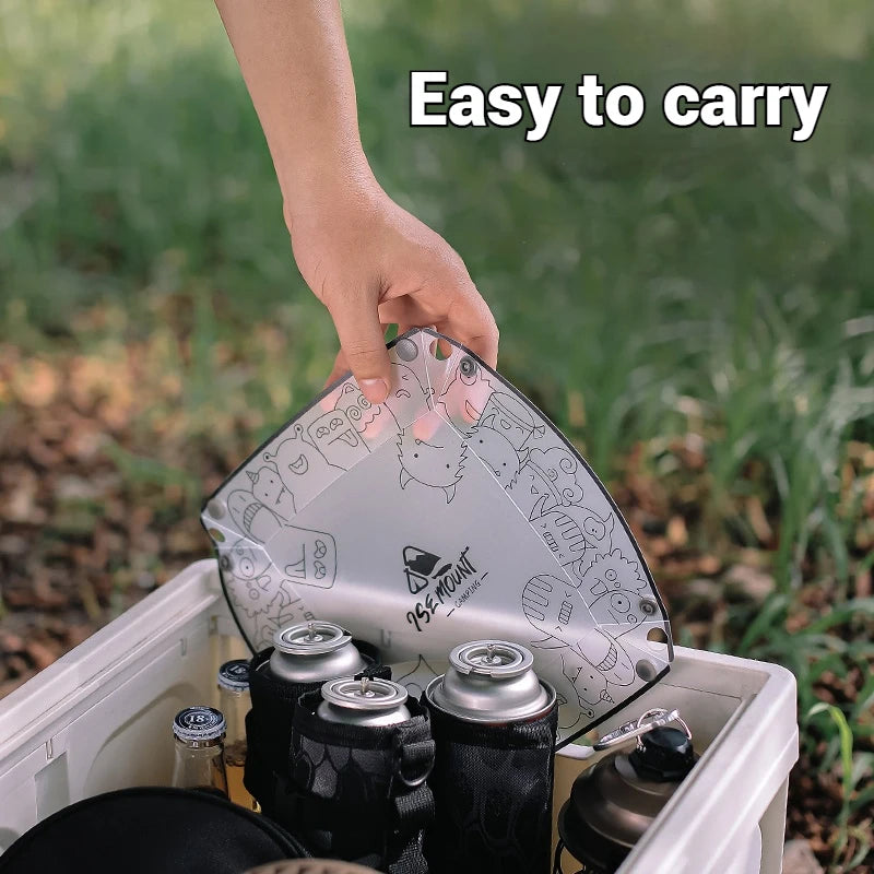 Folding Camping Tableware Set – Bowl, Plate, Cup & Coffee Filter