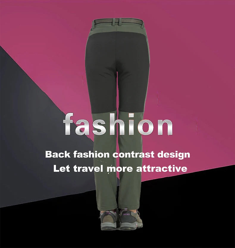 Women’s Waterproof Fleece Hiking Pants