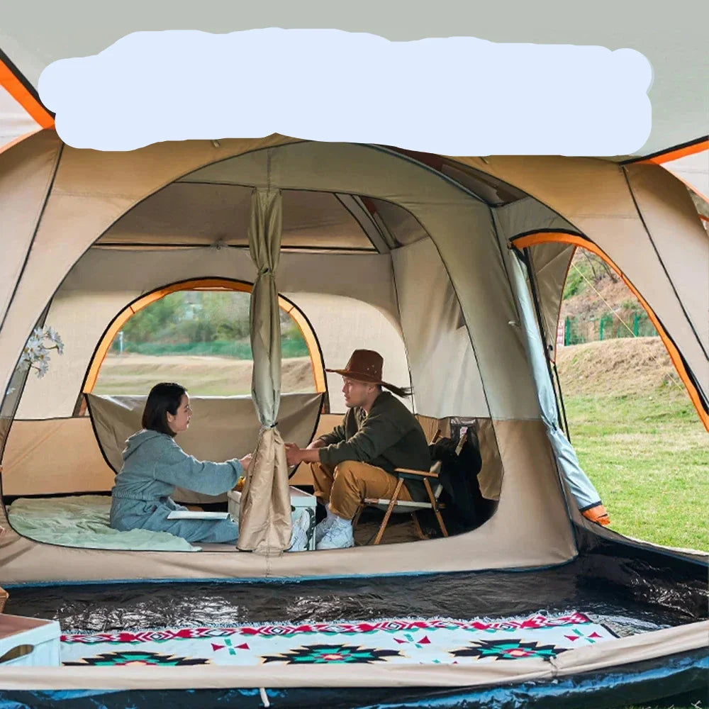 2-Room Family Camping Tent
