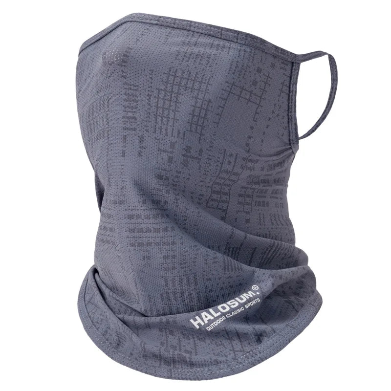Quick-Dry Ice Silk Face Mask – Summer Sun Protection Neck Scarf
