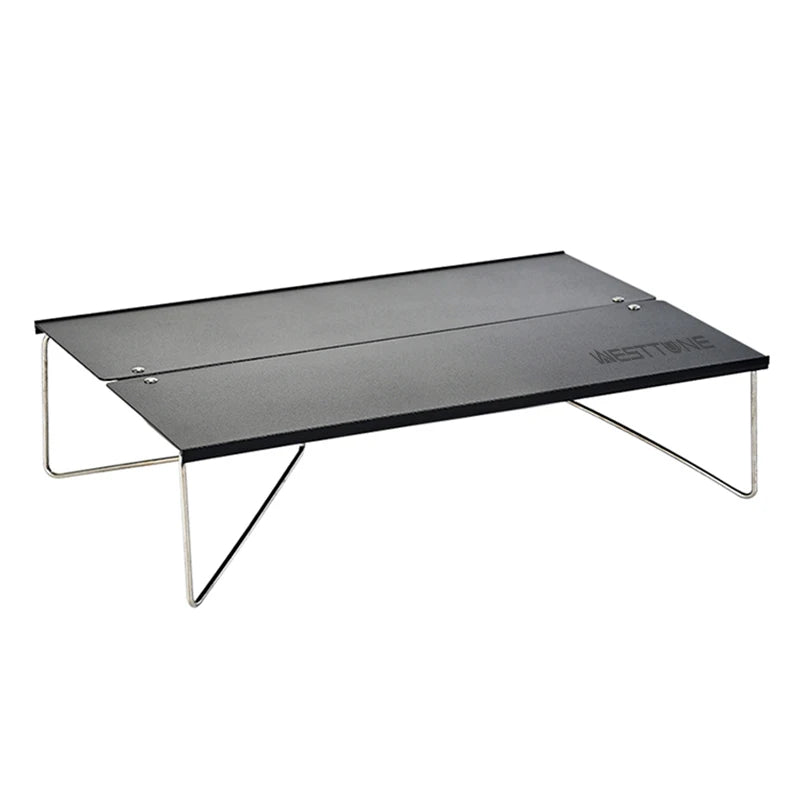 WESTTUNE Ultralight Folding Camping Table – Compact Aluminum Alloy