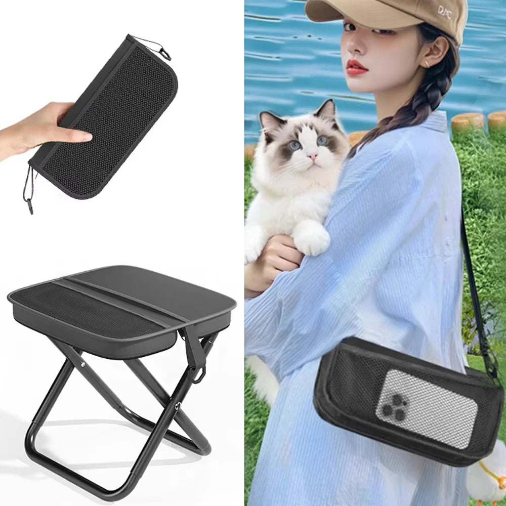 Portable Folding Backpack Camping Stool