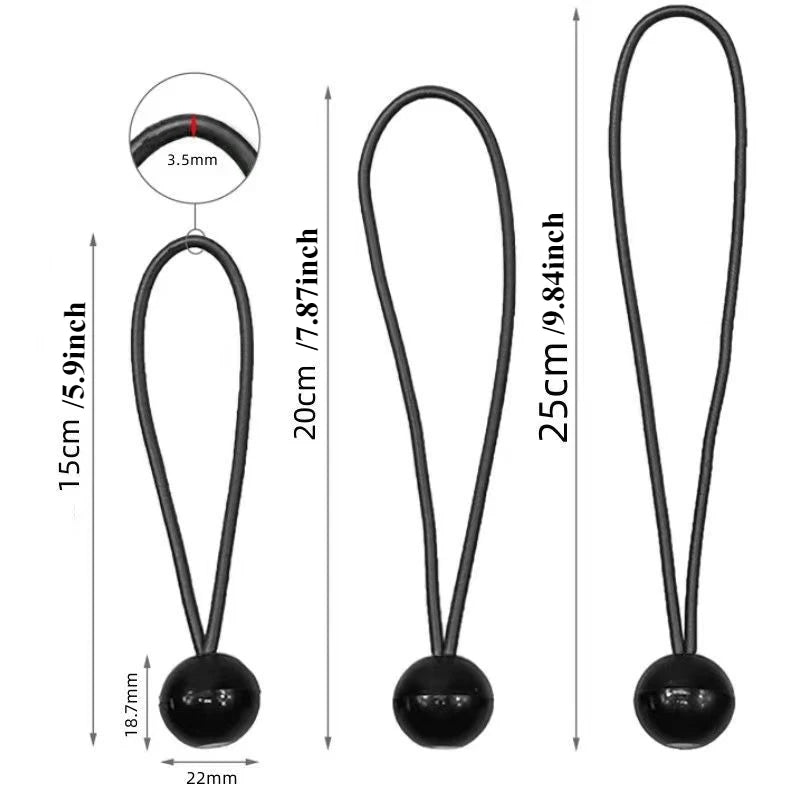 Heavy Duty Elastic Bungee Ball Cords