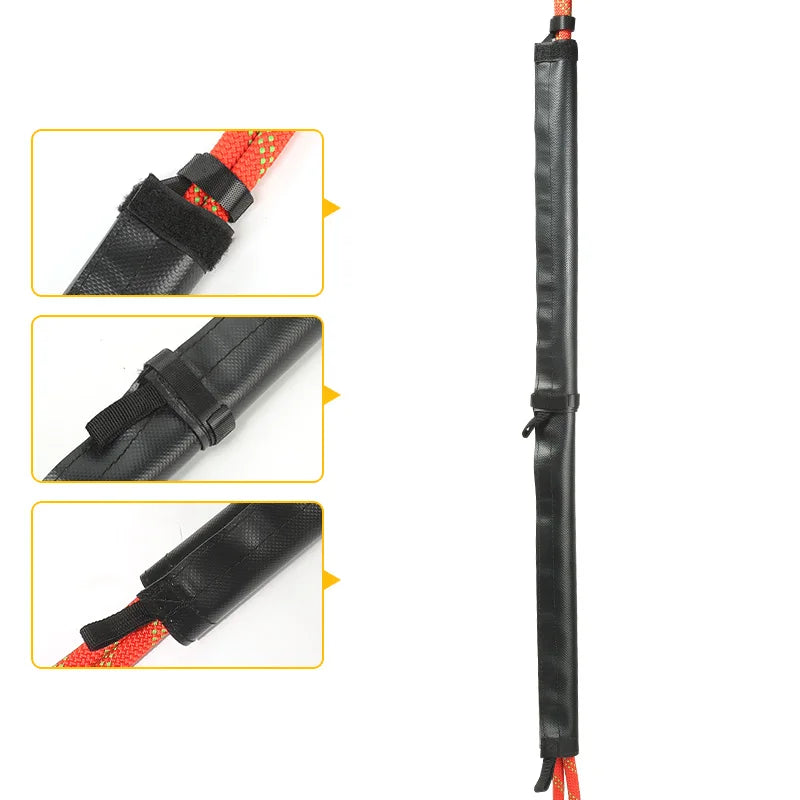 Climbing Rope Protector Sleeve – Anti-Wear Rope Cover for Outdoor Rock Climbing