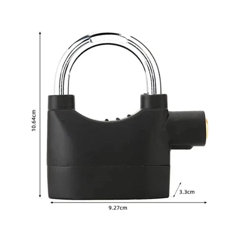 Anti-Theft Alarm Padlock with 110dB Siren – Motion Sensor Lock