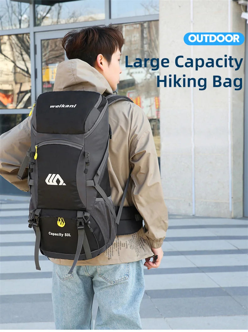 50L Waterproof Hiking & Travel Backpack