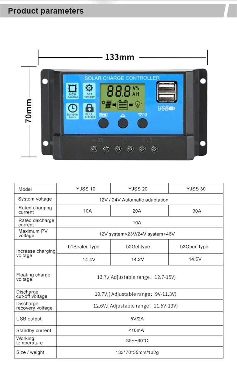 600W Portable Solar Panel with USB