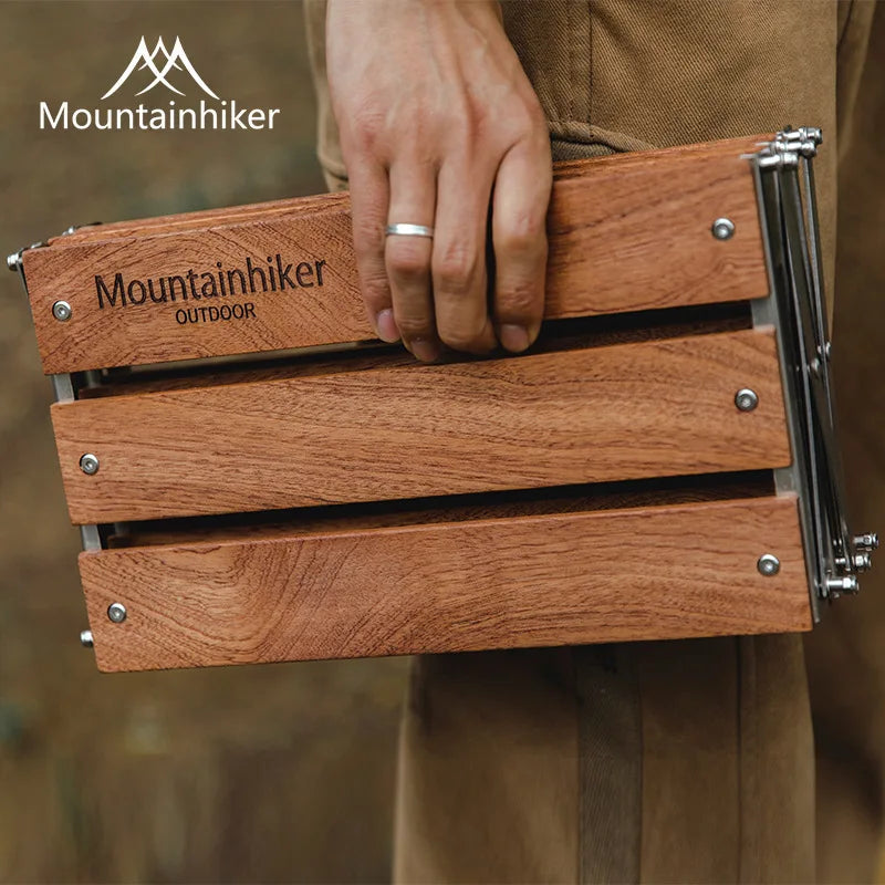 Portable Camping Rack – Foldable 3-Tier Storage Shelf