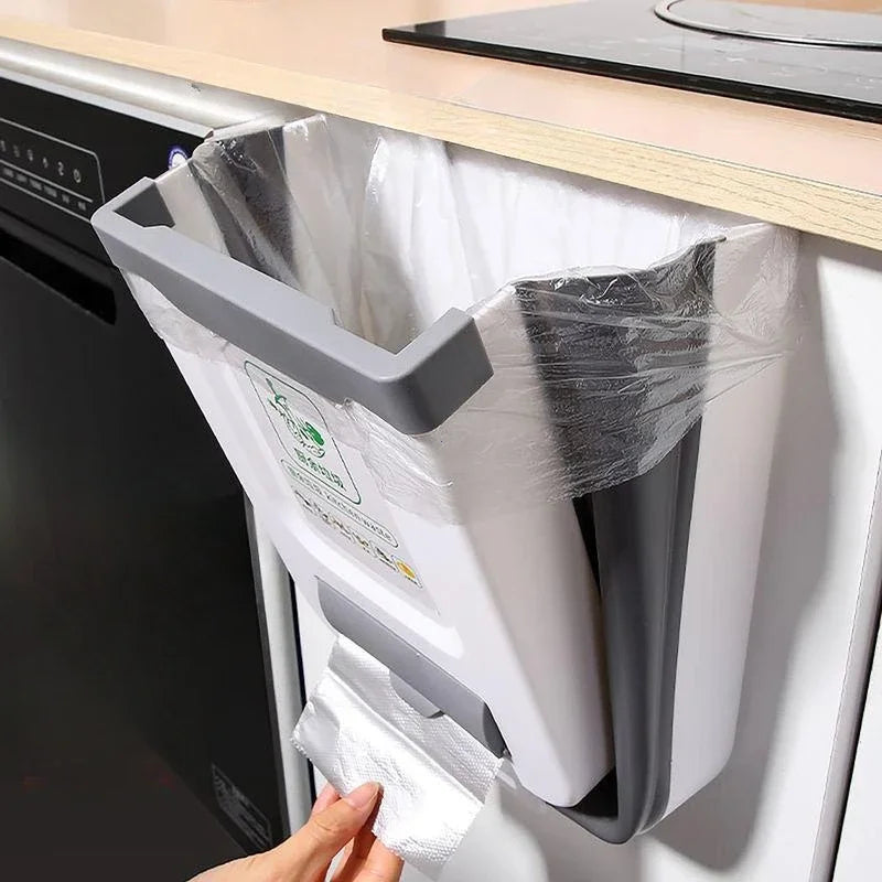 Foldable Camping Car Trash Can – Large Capacity, Easy-Clean Bin