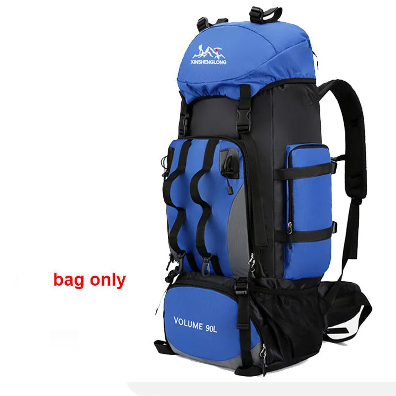 90L Waterproof Hiking Backpack – Large Capacity Camping & Trekking Rucksack