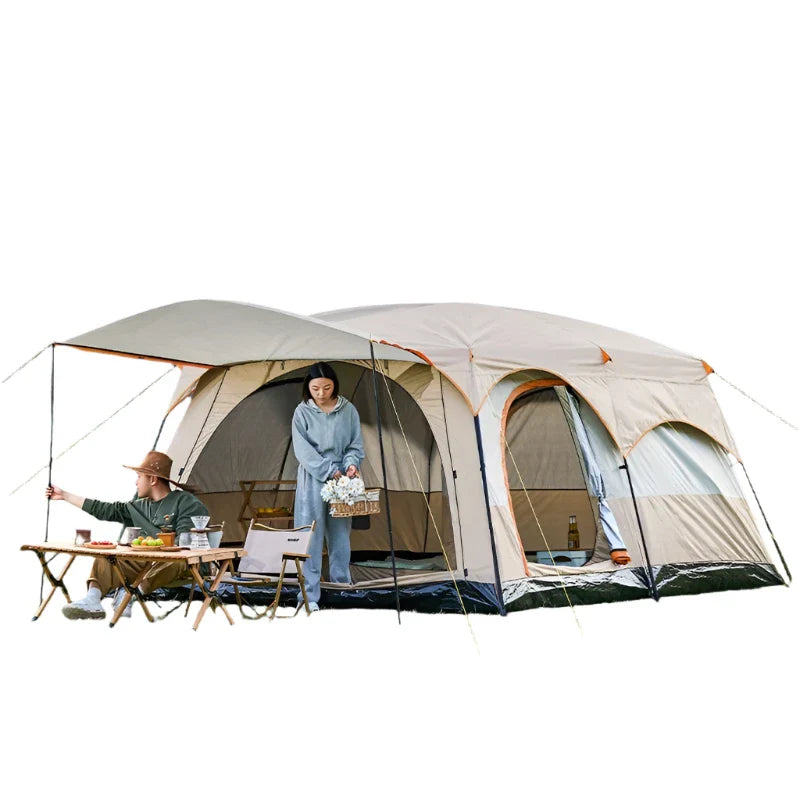2-Room Family Camping Tent