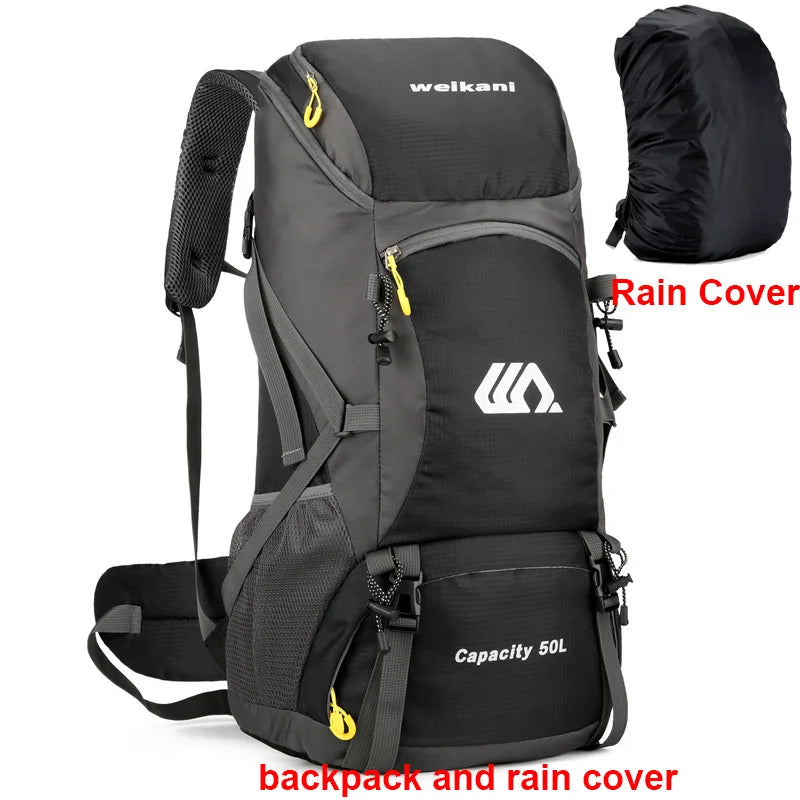 50L Waterproof Hiking & Travel Backpack