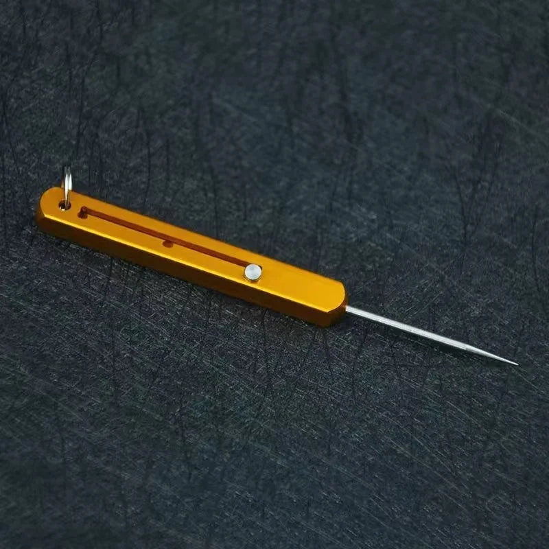 Portable Titanium Toothpick with Holder