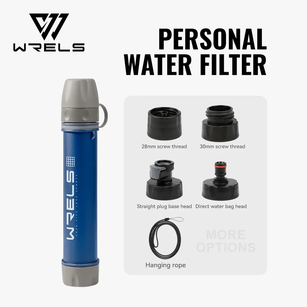 Portable Water Filter Straw Kit for Camping & Hiking