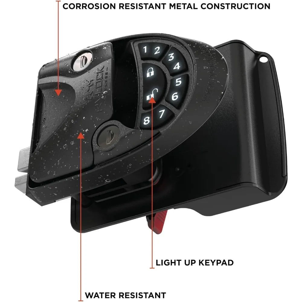 V4 Keyless RV Door Lock with Remote – Secure Camper Latch Replacement