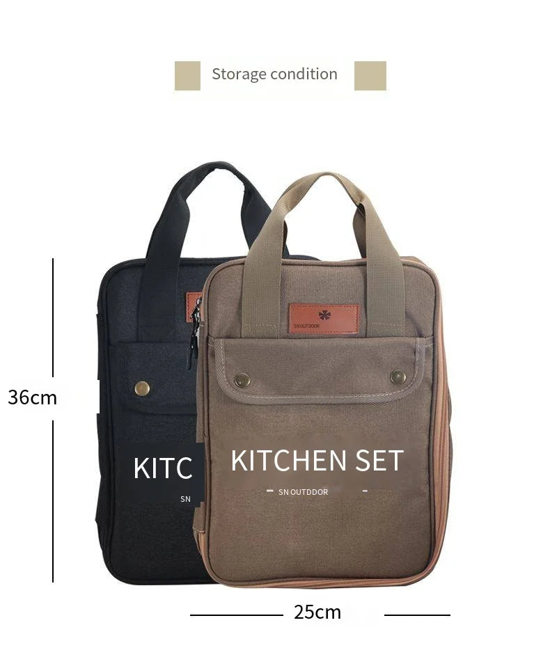 8-Piece Portable Camping Cookware Set