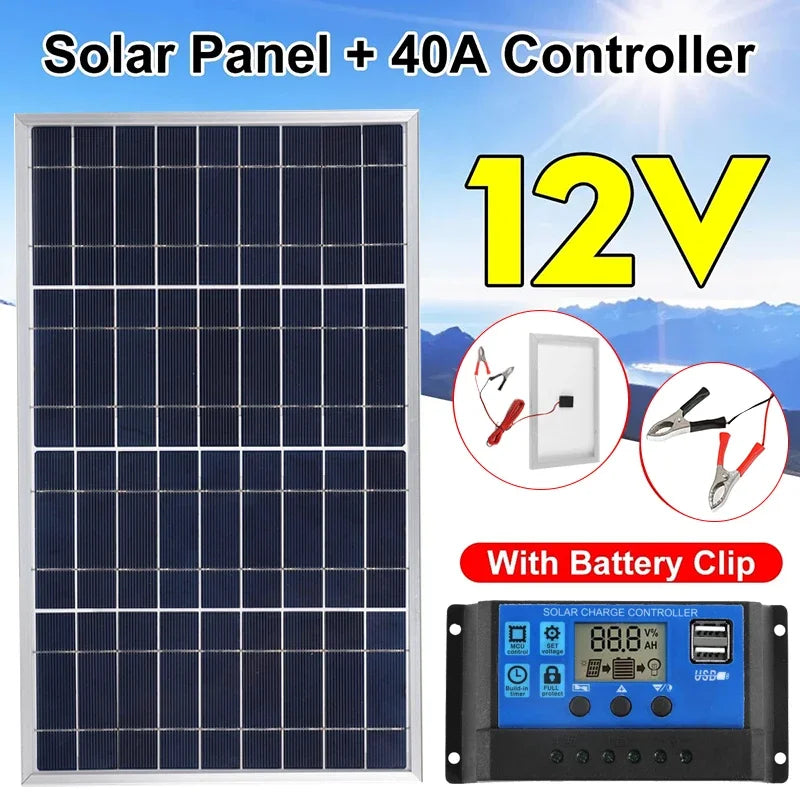 600W Portable Solar Panel with USB