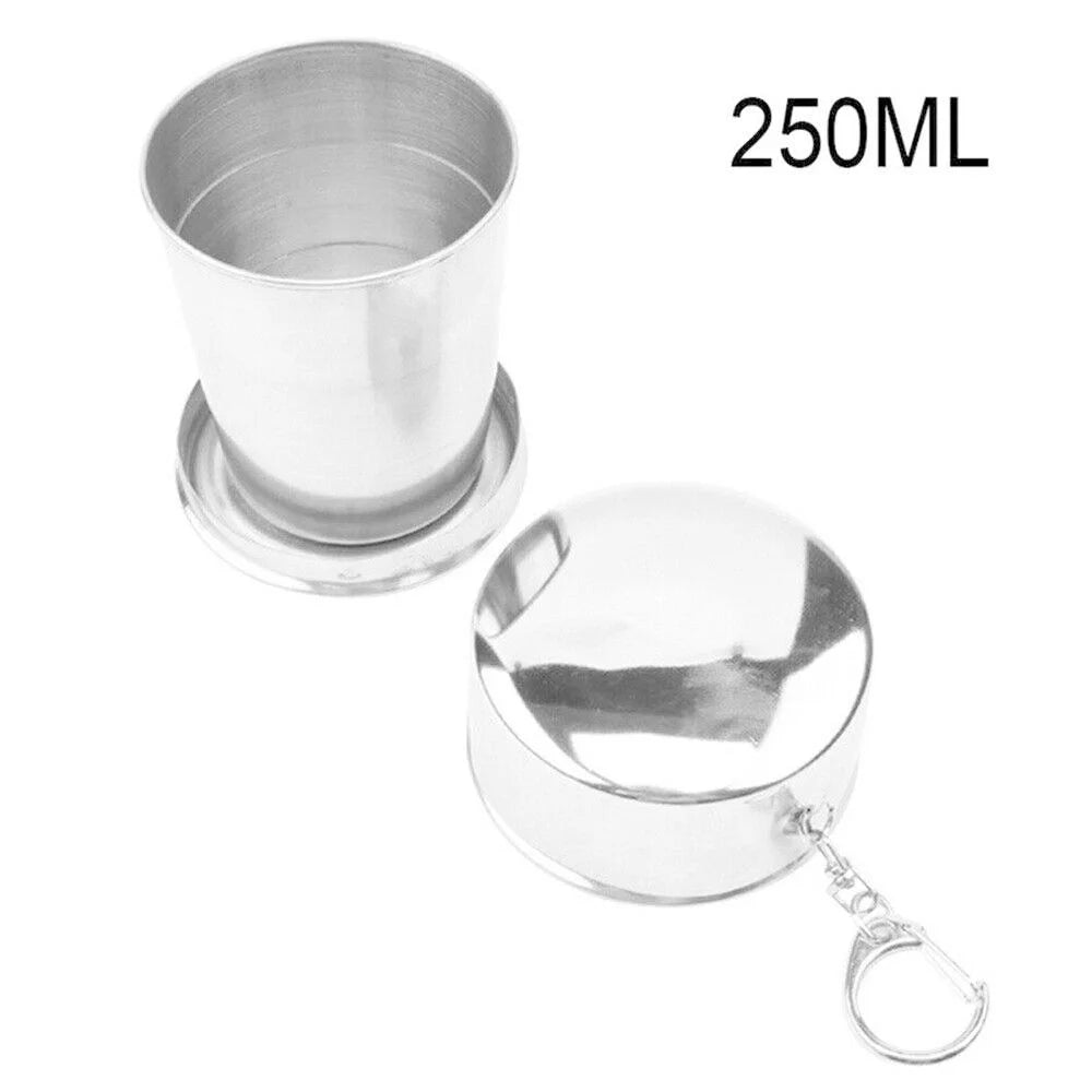Stainless Steel Collapsible Travel Cup – 75/150/250/450ml
