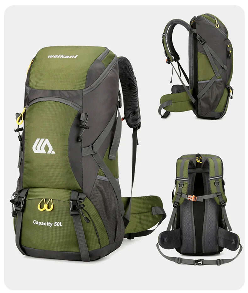 50L Waterproof Hiking & Travel Backpack
