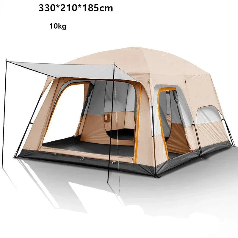 2-Room Family Camping Tent