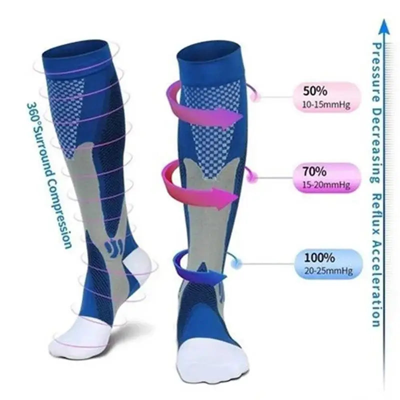 Men’s Compression Socks for Sports & Nursing