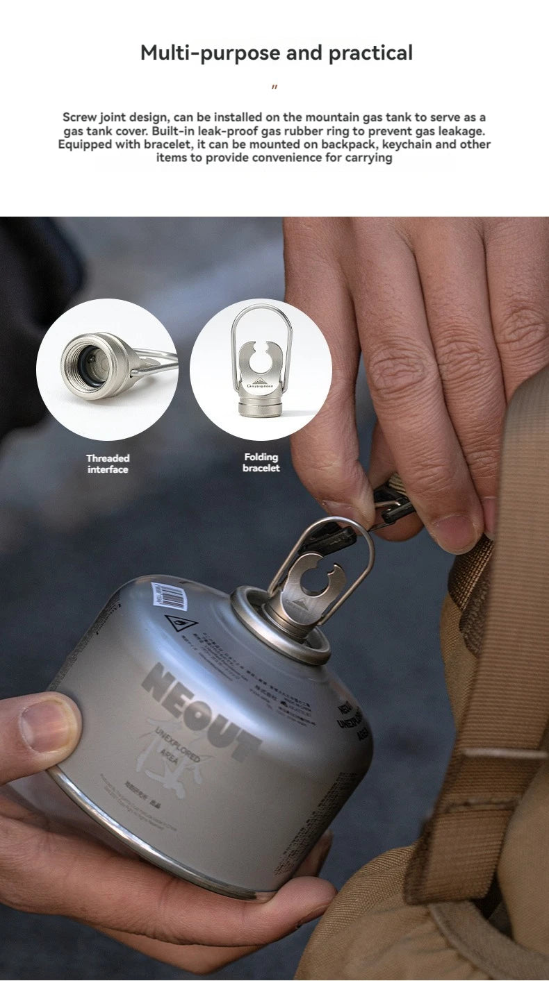 CAMPINGMOON Gas Cylinder Puncher & Sealer